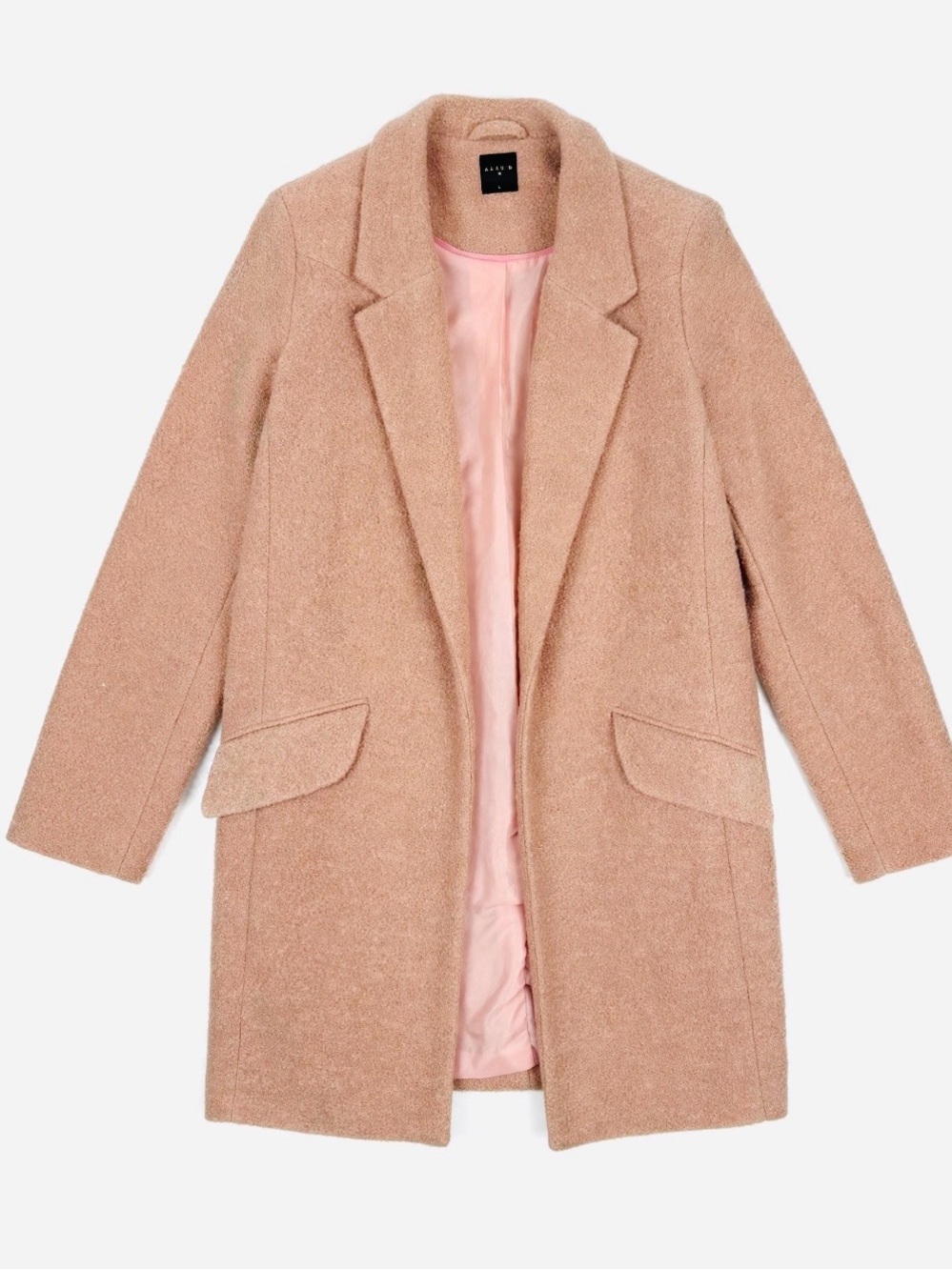 Oasis open wool blend car coat
